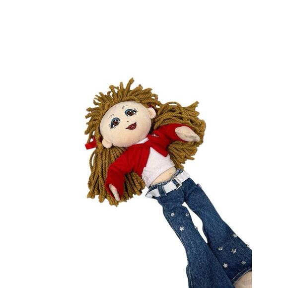 Build A Bear Friends 2B Made Doll 15" BAB Plush Brunette Ponytail With Clothes - Picture 2 of 5